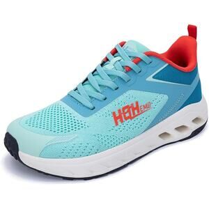 Womens Size 11 Mint Green Blue Wide Toe Box Arch Support Athletic Walking Shoes